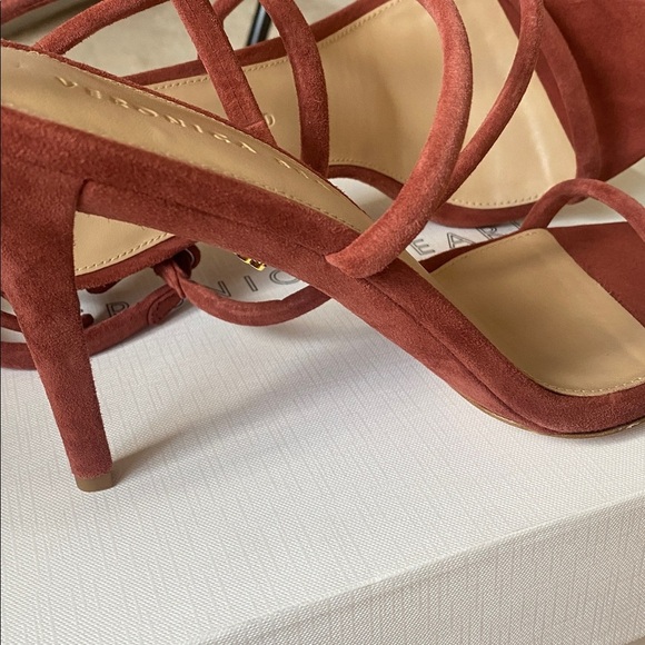 Veronica Beard Marceline ankle strap suede sandal - Picture 3 of 5